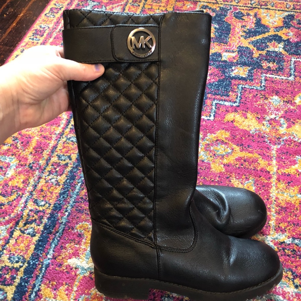 Michael Kors black riding boots 4